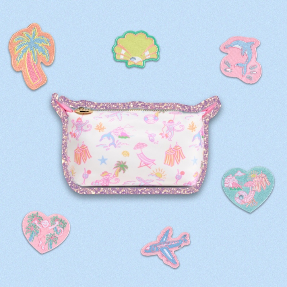 Roller Rabbit Stoney Clover Lane Pouchette Tropical Hotel